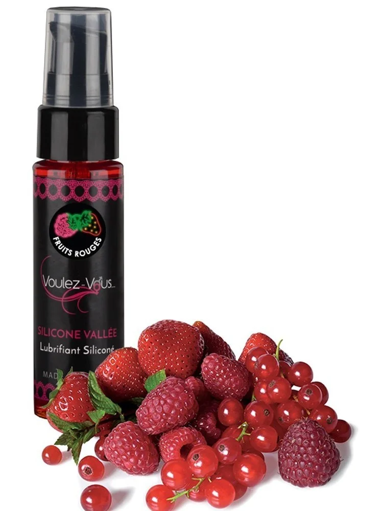Lubrifiant Silicone Vallée Saveur Fruits Rouges - 35 ml