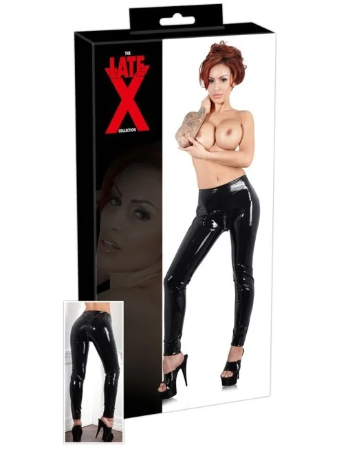 Pantalon en Latex Noir - XXL