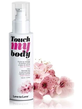 Massage Lubrifiant Touch My Body Fleur de Cerisier - 100 ml
