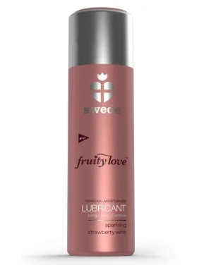 Lubrifiant Fruity Love Fraise Vin Pétillant - 50 ml