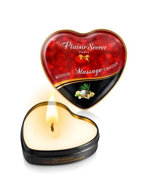 Mini Bougie de massage Fruits exotiques Plaisir secret - 35 ml