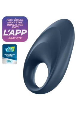 Cockring connecté Satisfyer Mighty One - Noir