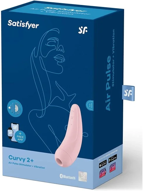 Stimulateur connecté Satisfyer Curvy 2 - Rose