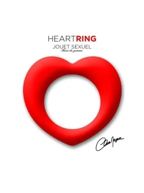 Heart ring - Anneau a effet retardant - Rouge