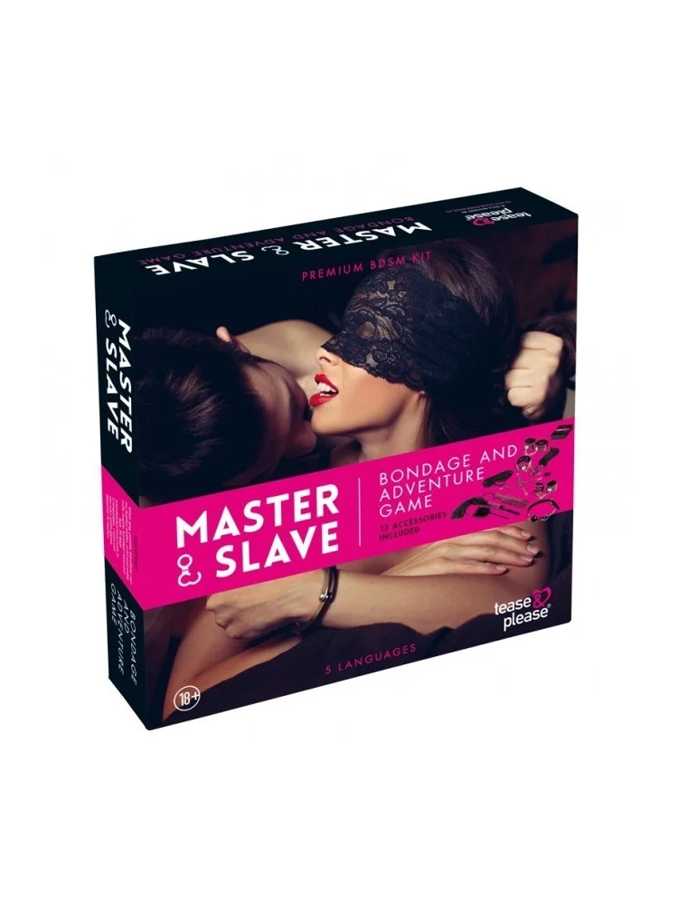 Kit BDSM Master and Slave Premium - Rose