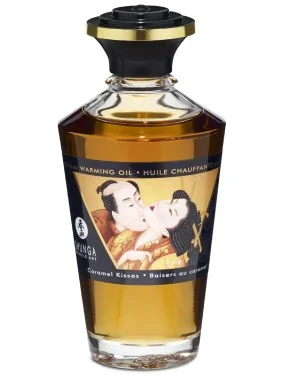 Huile Chauffante Baisers au Caramel - 100 ml
