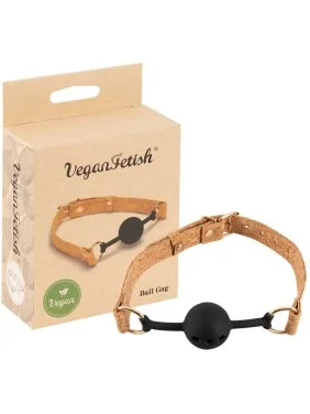 Baillon en Silicone et Liège Vegan Fetish