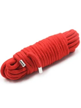 Corde de Bondage Rouge - 10 Mètres