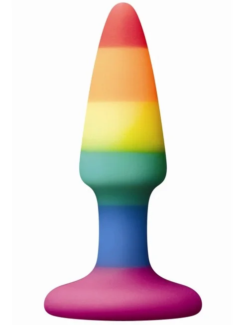 Plug Anal en Silicone Pride Edition - 9 cm