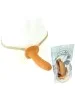 Gode ceinture creux en latex - 16,5 cm