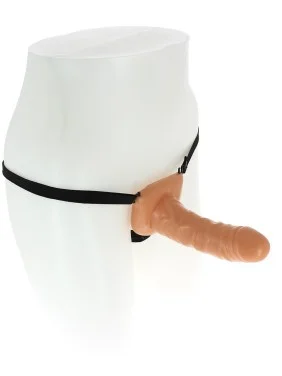 Gode ceinture creux chair - 17 cm