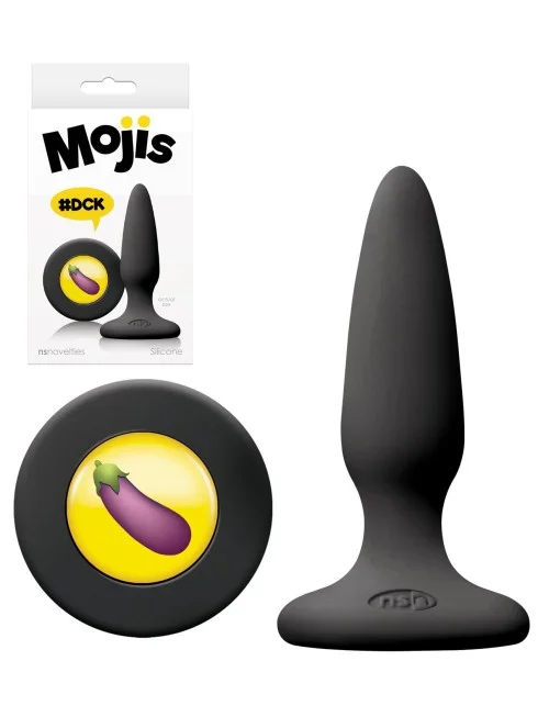 Plug Mojis DCK Small Noir en Silicone