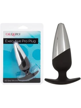 Plug Anal en Métal et Silicone - 13 cm