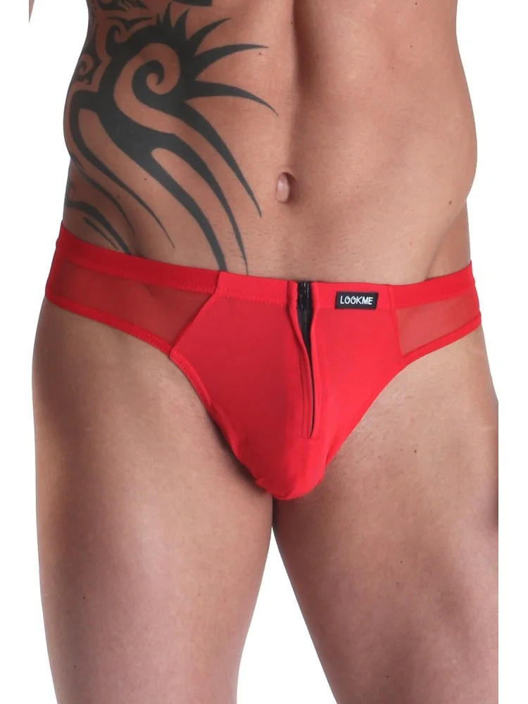 String rouge avec double zip Wiz - LM16-57RED