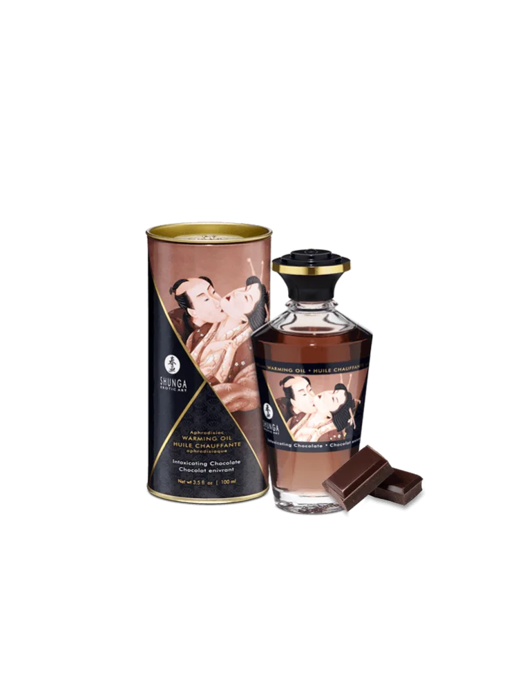 Huile chauffante aphrodisiaque - Chocolat enivrant 100ml