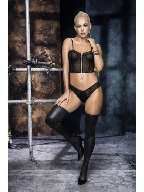 Ensemble 2 pièces noir - MAL2665BLK