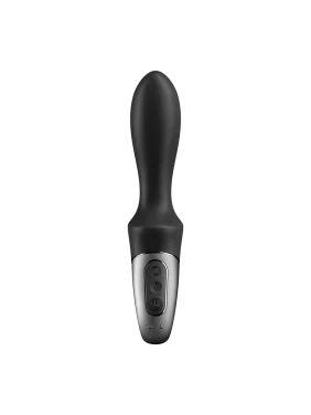 Vibromasseur noir USB, chauffant et connecté Heat Climax Satisfyer - CC597789