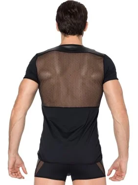 T-shirt noir Stunt - LM2203-81BLK