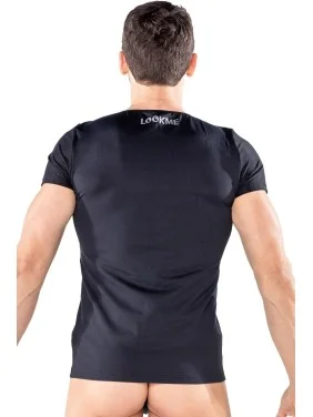 T-shirt noir Jumbo Run - LM2202-81BLK