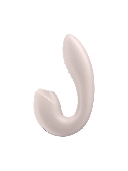 2 en 1 Vibromasseur point G avec stimulateur clitoris connecté USB rose Sunray Satisfyer - CC597781