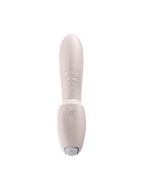 2 en 1 Vibromasseur point G avec stimulateur clitoris connecté USB rose Sunray Satisfyer - CC597781