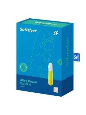 Vibromasseur jaune USB Ultra Power Bullet 4 Satisfyer - CC597736