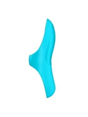 Stimulateur polyvalent bleu à insérer sur le doigt USB Teaser Satisfyer - CC597723