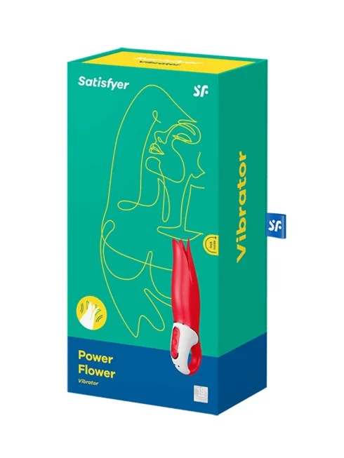 Vibromasseur stimulateur waterproof en silicone USB Power Flower Satisfyer - CC597177