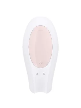 Vibromasseur pour couple connecté blanc Double JOY Satisfyer - CC5972420020