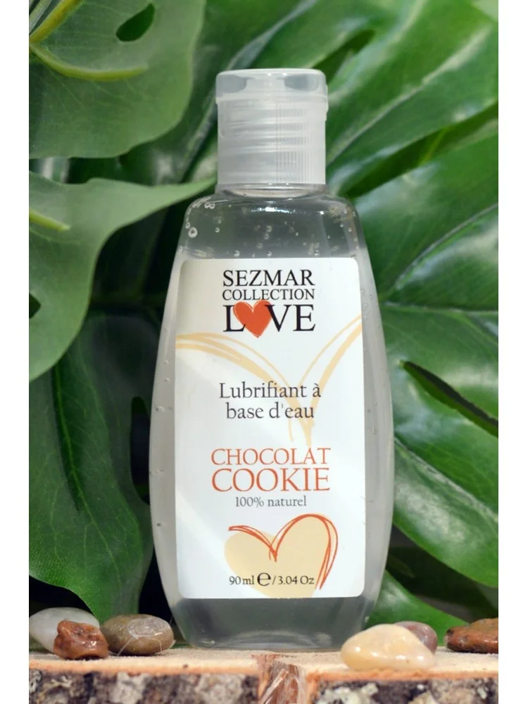 Lubrifiant à base d'eau 100% naturel Chocolat Cookie 90 ml - SEZ088