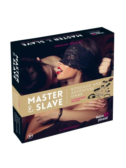 Kit BDSM Master and Slave Premium - Beige